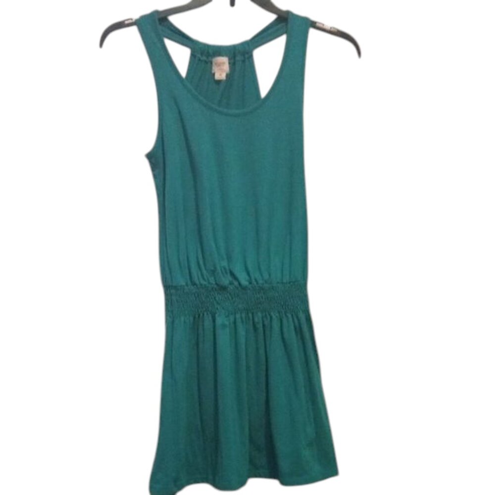 Mossimo Teal Halter Small Dress Y2K Style